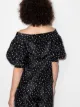 Carolina Herrera Blusa ombro a ombro com poás