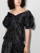 Imagem 2 de Carolina Herrera Blusa ombro a ombro com poás