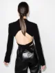 Mônot wrap-around cropped blazer
