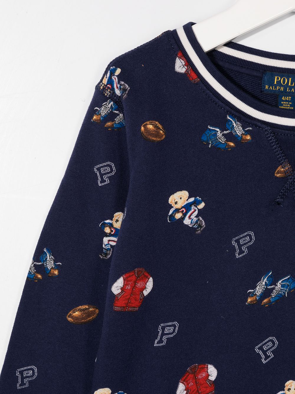 фото Ralph lauren kids толстовка с круглым вырезом и логотипом