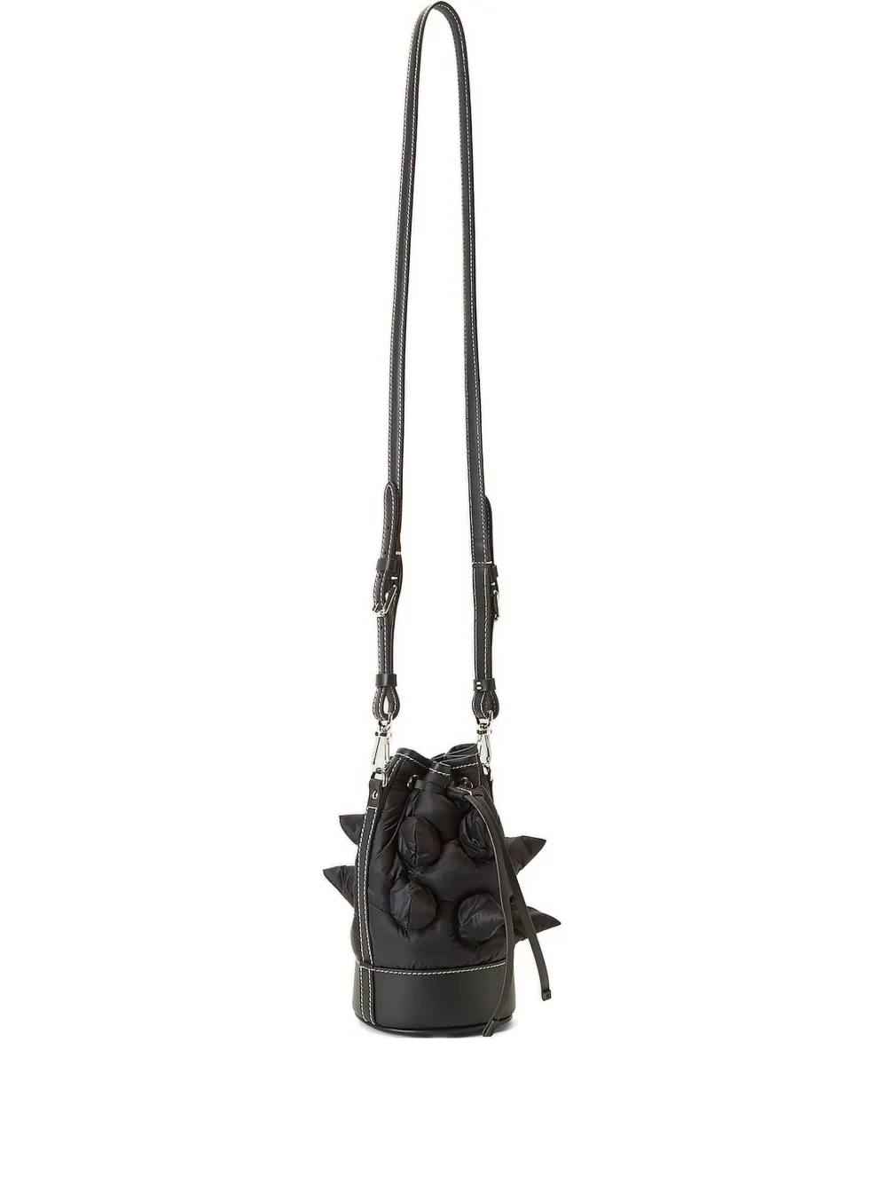 Moncler X Jw Anderson Clitter Bucket Bag In Black