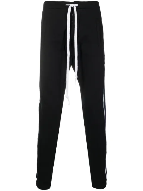 Greg Lauren X Paul & Shark pants con rayas laterales