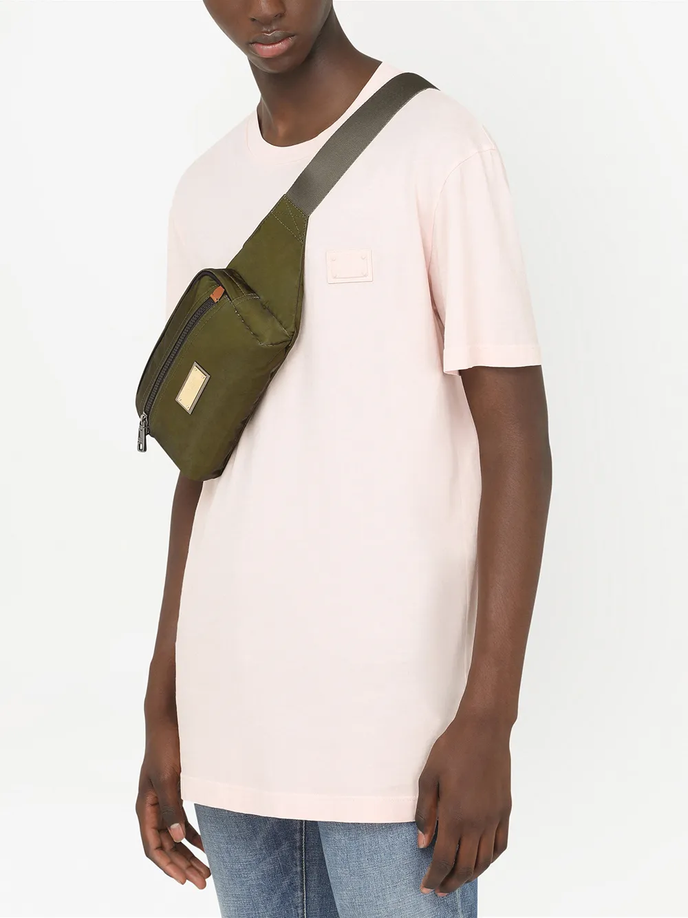 фото Dolce & gabbana поясная сумка с логотипом