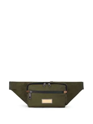 Marsupio con applicazione logo Verde Farfetch Uomo Accessori Borse Marsupi 