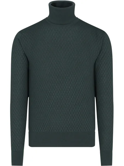Dolce & Gabbana roll-neck silk-cashmere jumper