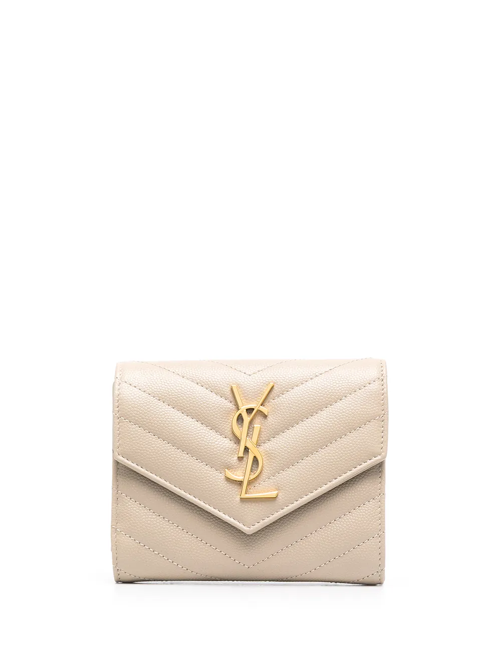 фото Saint laurent кошелек с металлическим логотипом