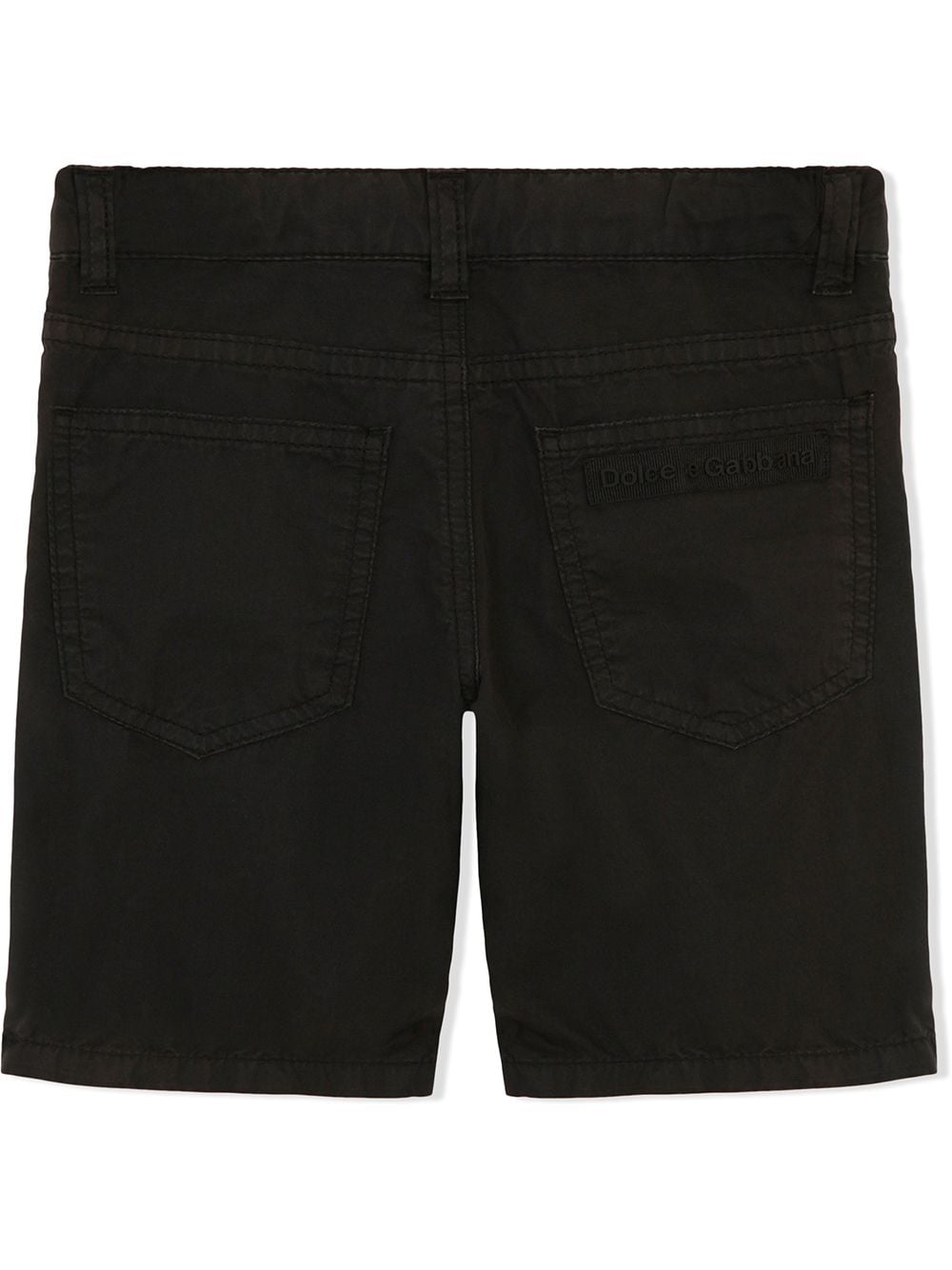 Dolce & Gabbana Kids Shorts met logopatch - Zwart