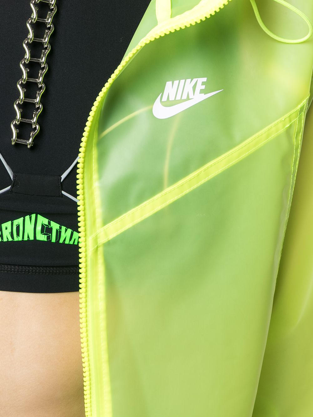 фото Nike прозрачная куртка windrunner