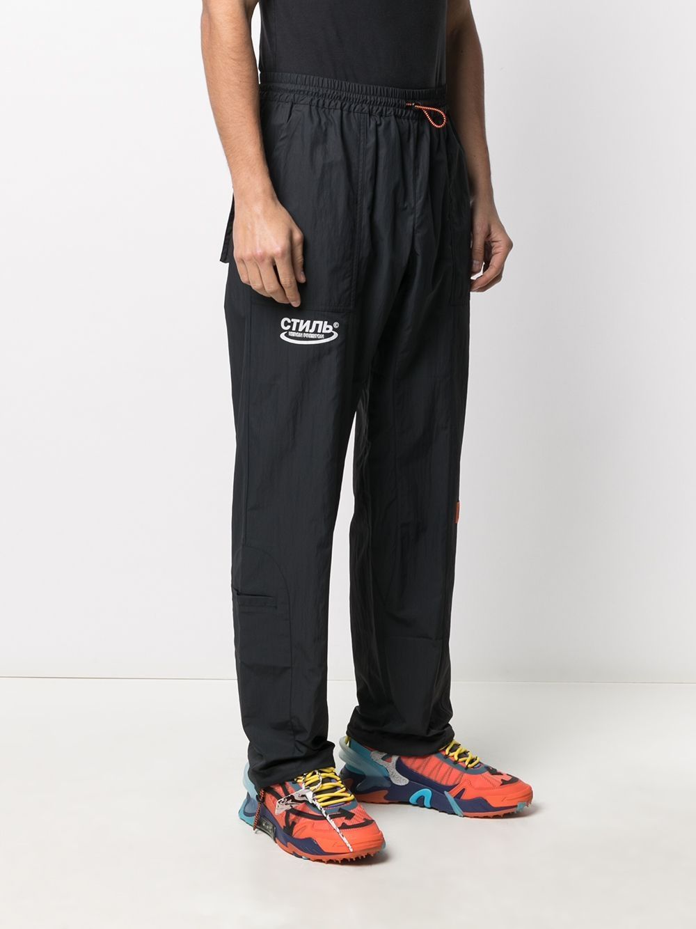 фото Heron preston ctnmb nylon pants black white