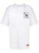 Image 1 of Heron Preston logo patch cotton T-shirt