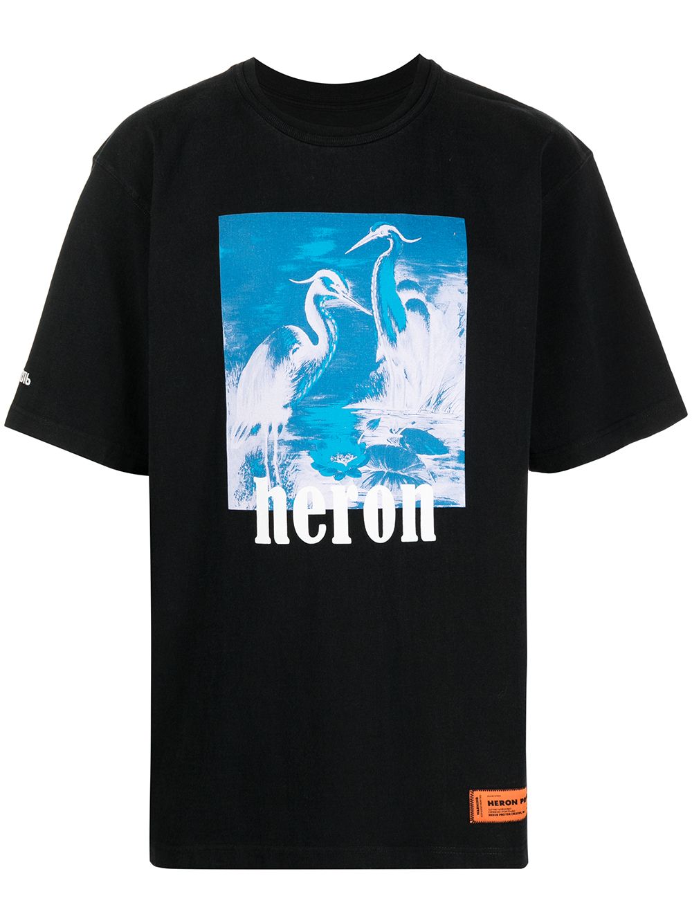 фото Heron preston ss t-shirt es os herons halo black blue