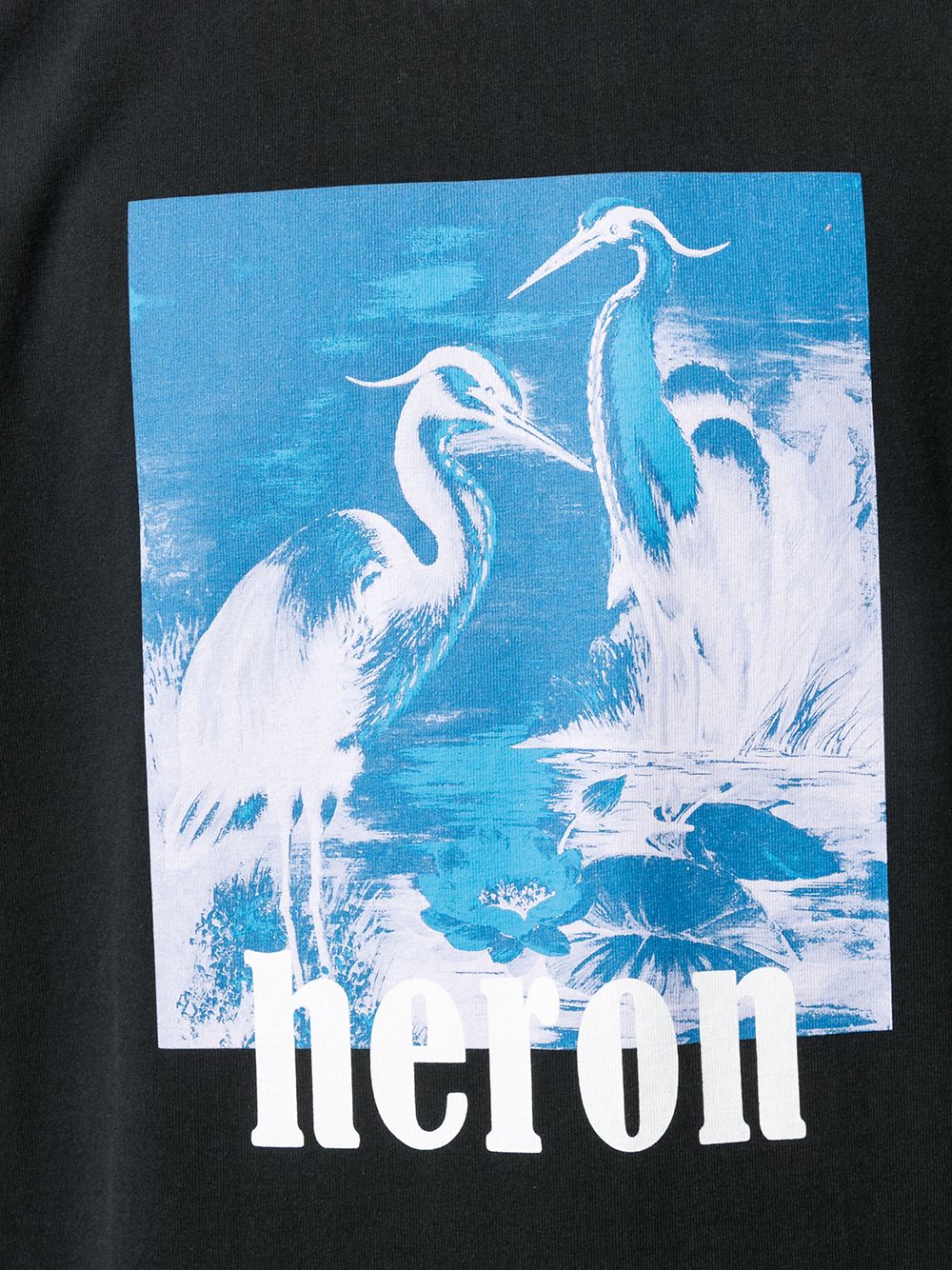 фото Heron preston ss t-shirt es os herons halo black blue