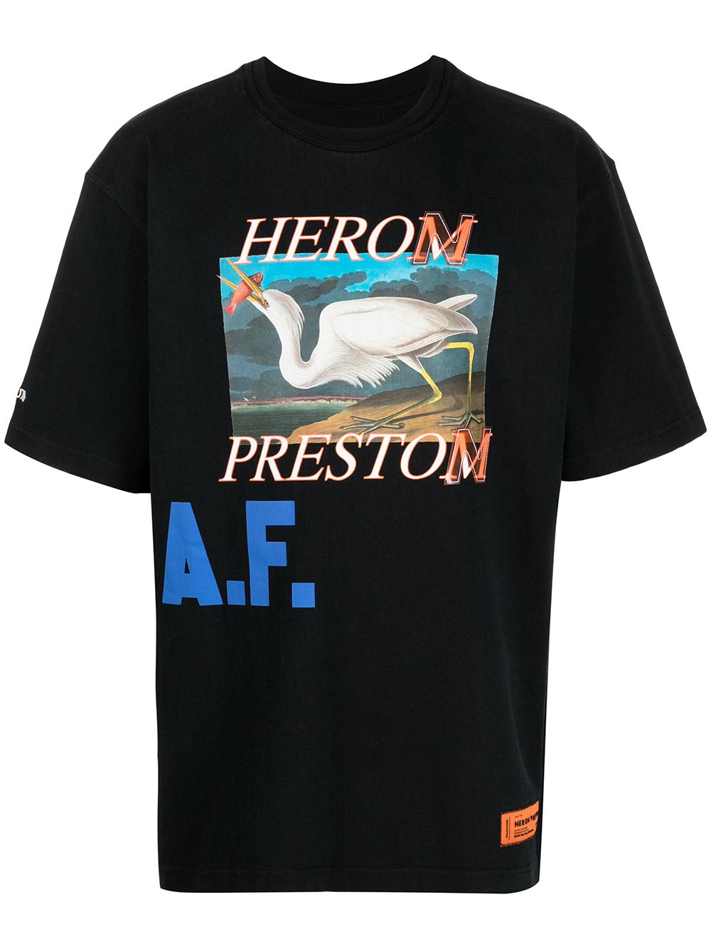 фото Heron preston ss t-shirt es os heron a.f. black blue