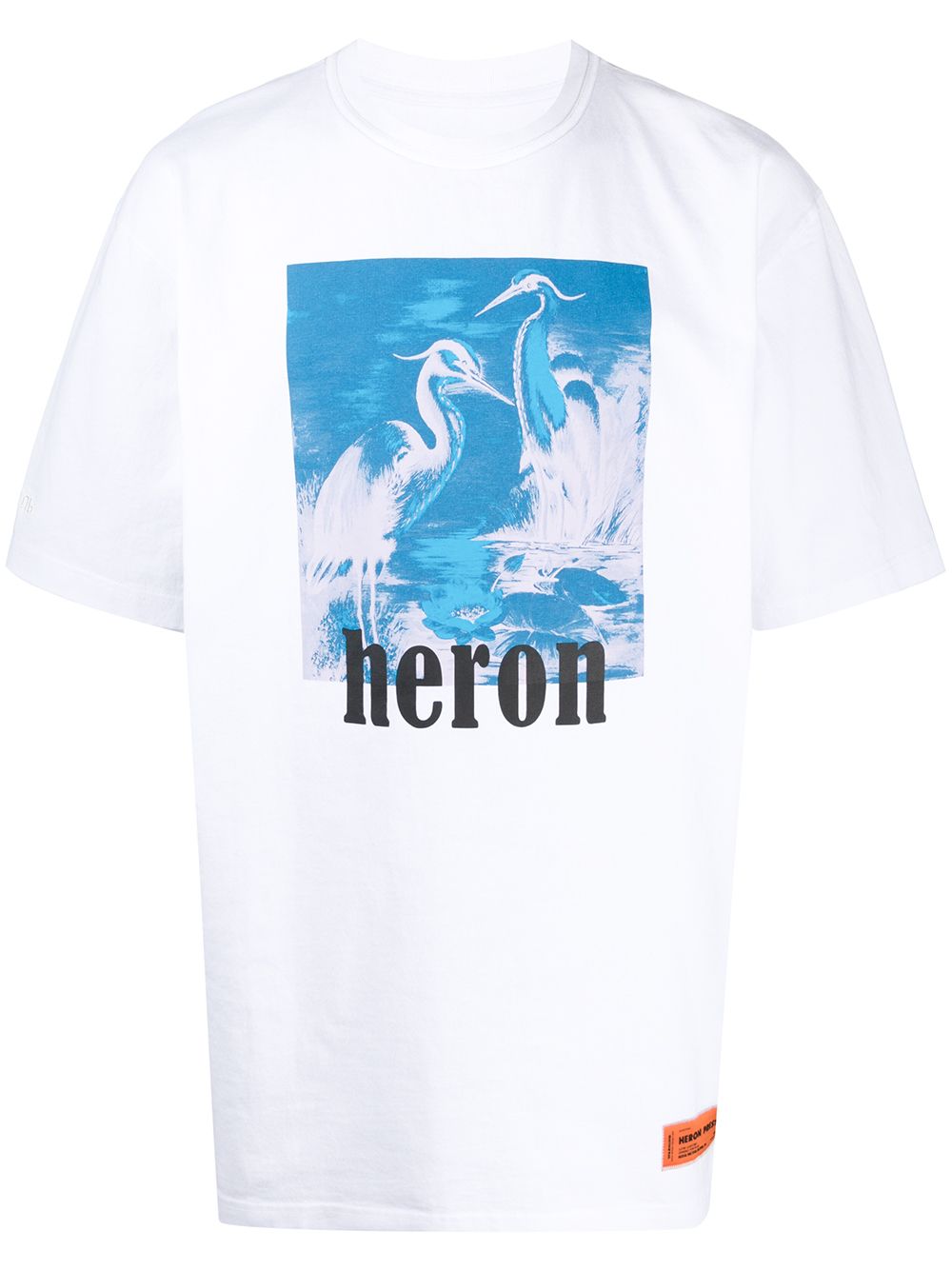 фото Heron preston logo print short-sleeved t-shirt