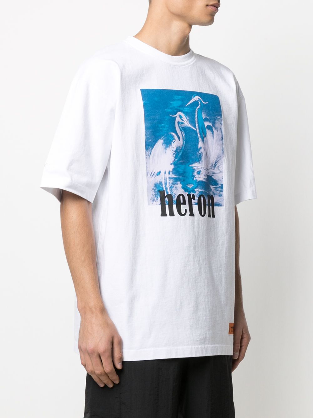 фото Heron preston logo print short-sleeved t-shirt