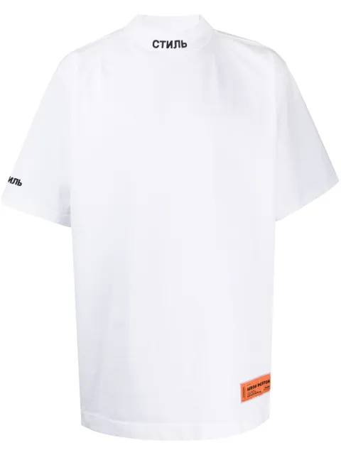 Heron Preston logo-embroidered short-sleeved T-shirt