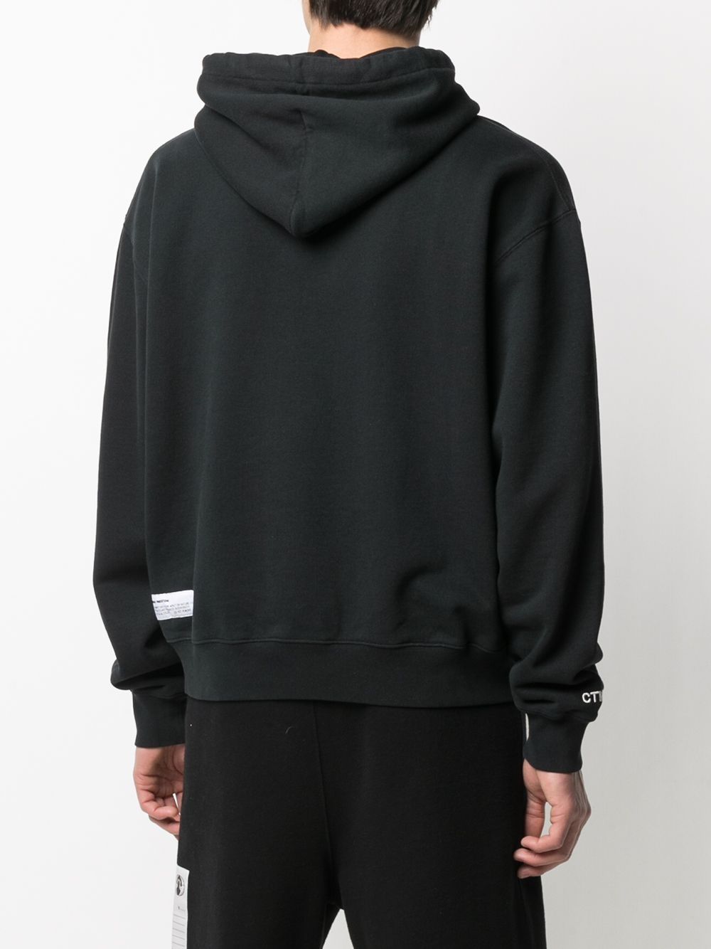 фото Heron preston hoodie herons halo black blue