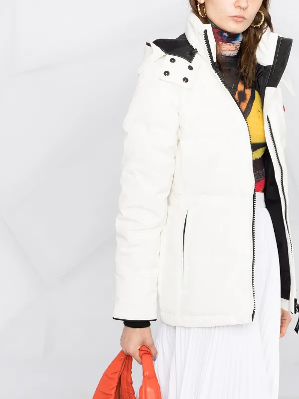 Canada Goose Chelsea Parka White FARFETCH AZ