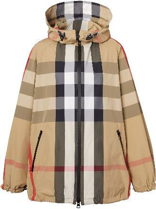 burberry check jacket women's