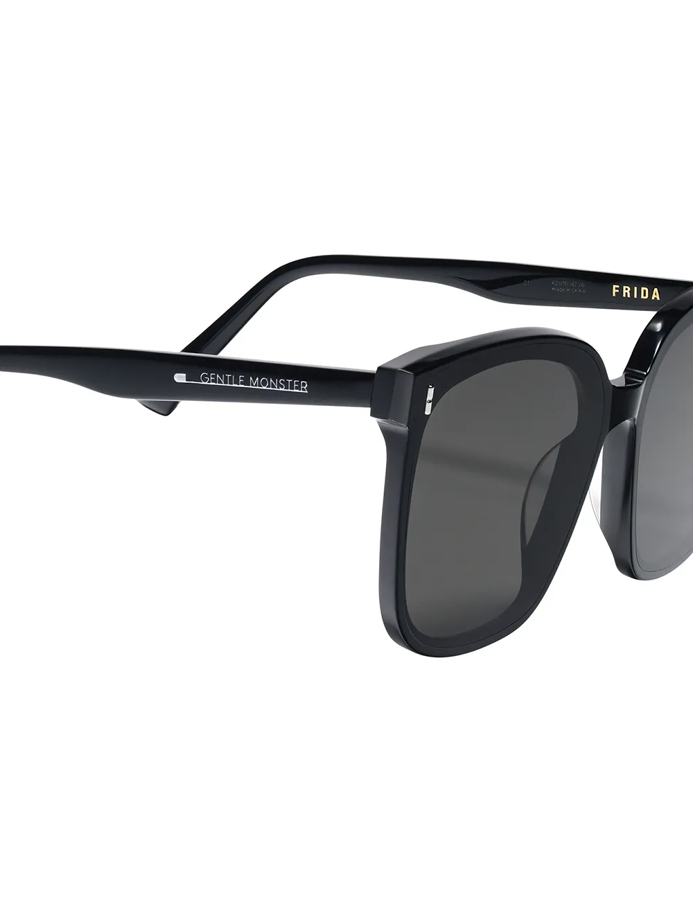 Shop Gentle Monster Frida 01 Oversized Frame Sunglasses In Black