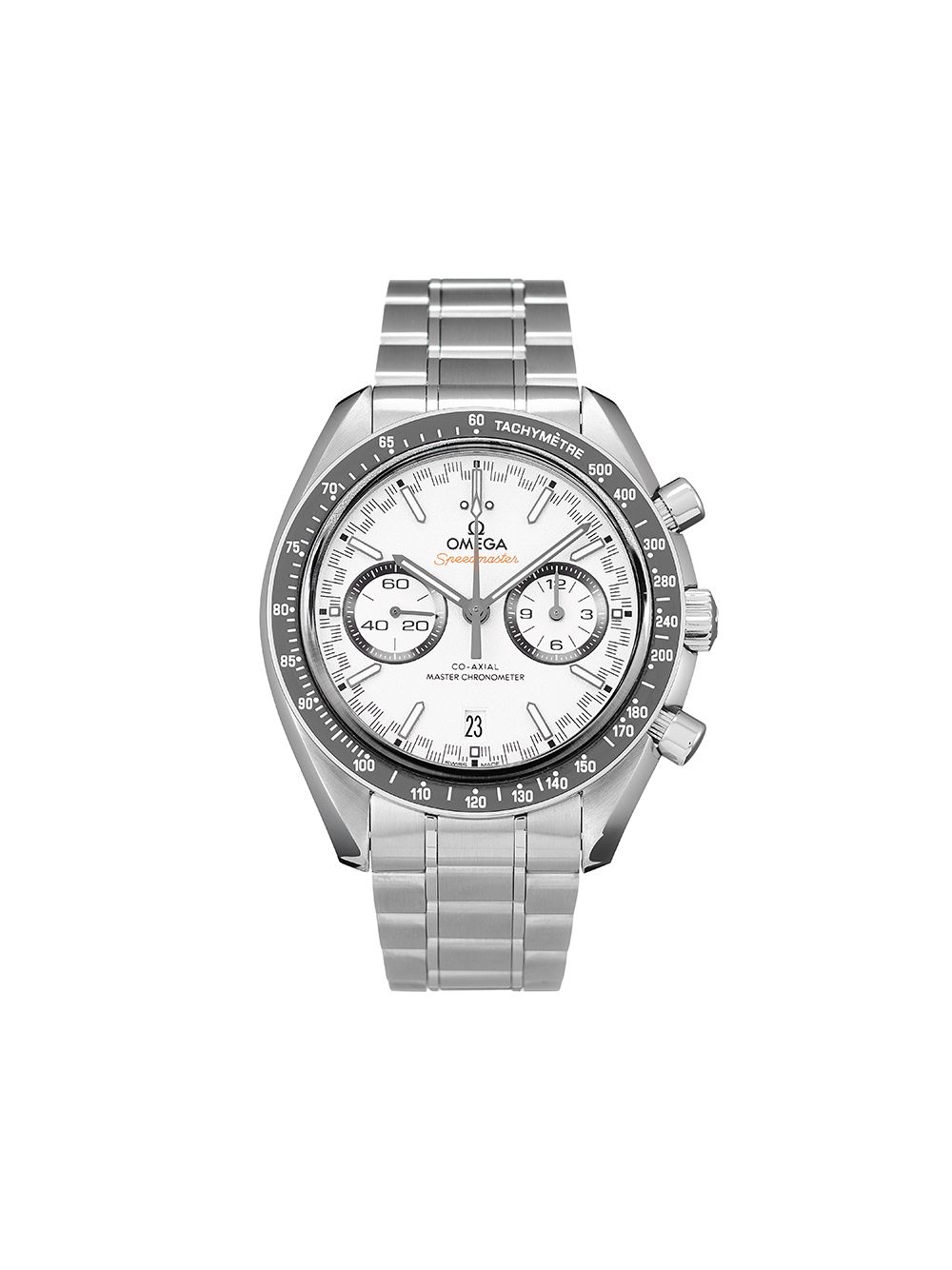 Shop White Silver Omega Pre Owned Speedmaster 44 25mm With Express Delivery Worldarchitecturefestival