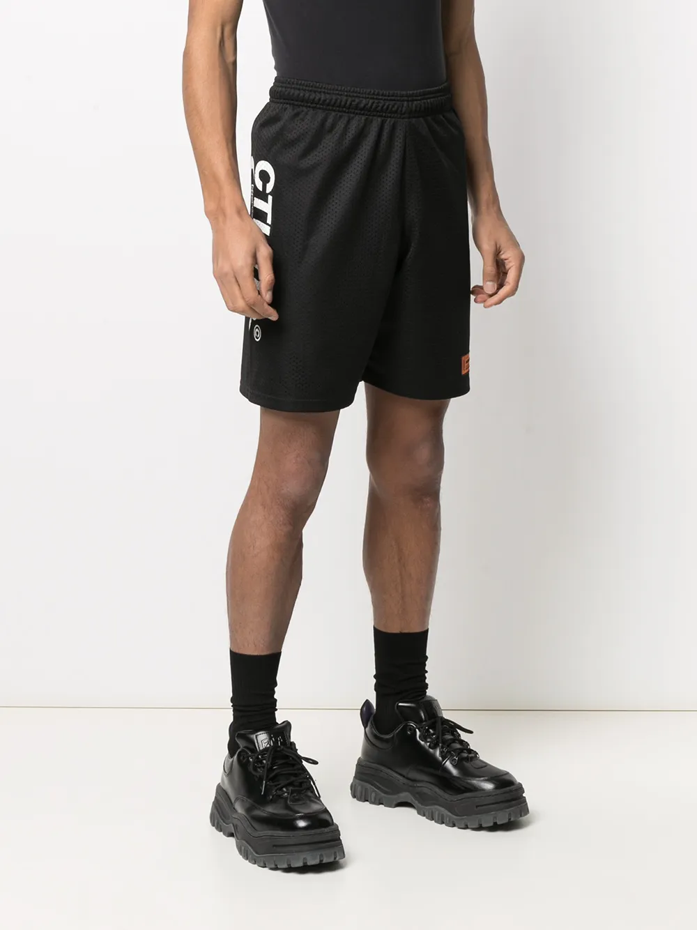 фото Heron preston basket shorts ctnmb halo black white