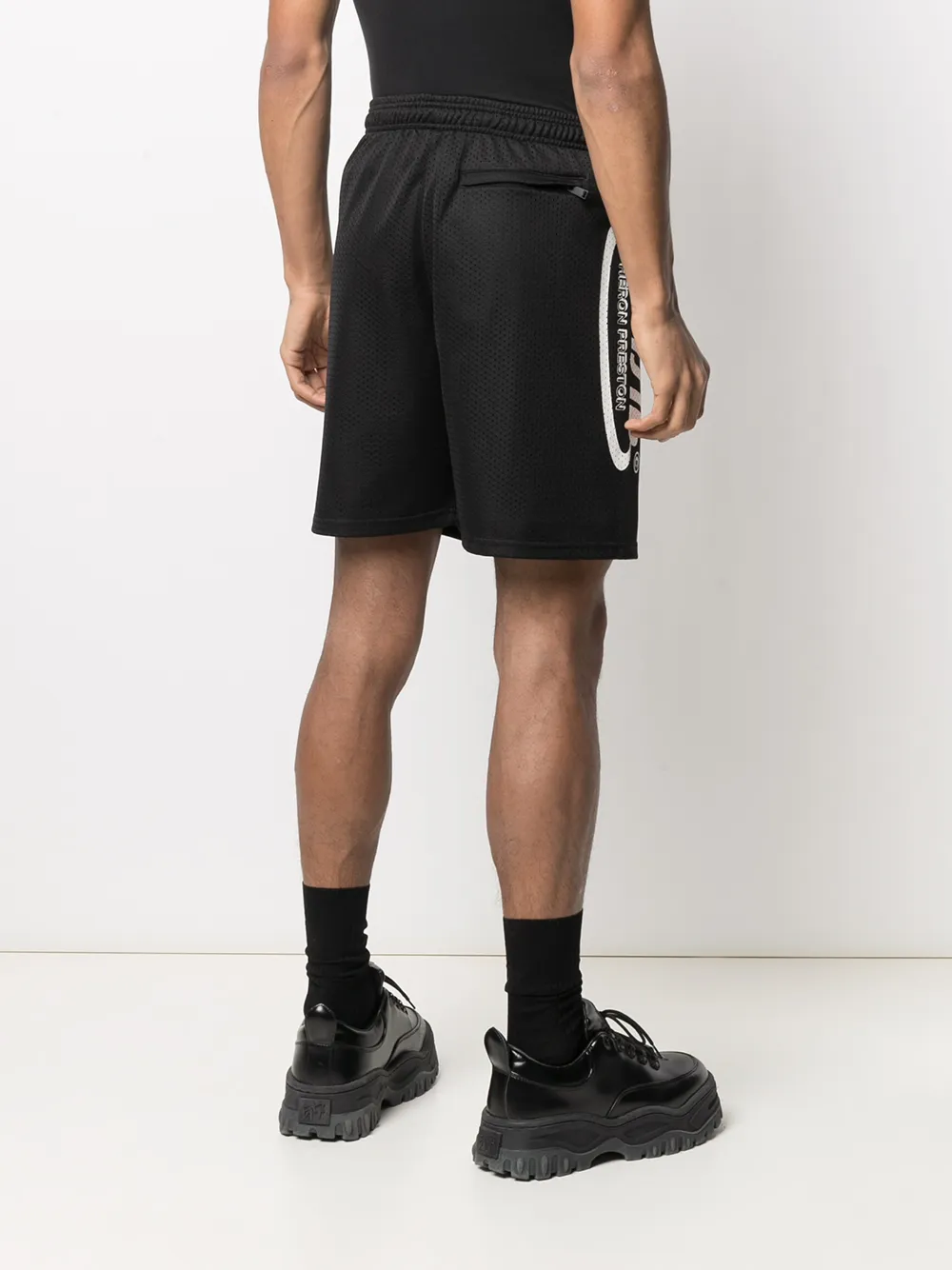 фото Heron preston basket shorts ctnmb halo black white