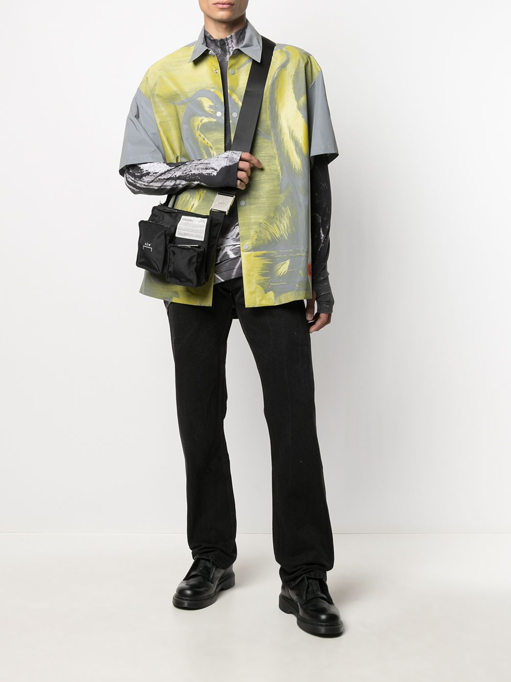 фото Heron preston printed short-sleeved shirt