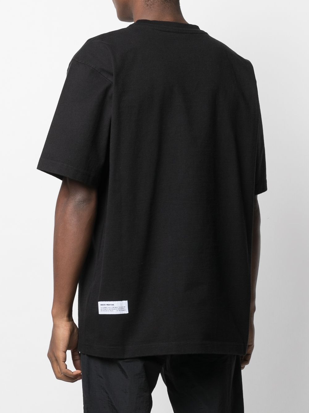 фото Heron preston ss tee es os heron nightshift black oran