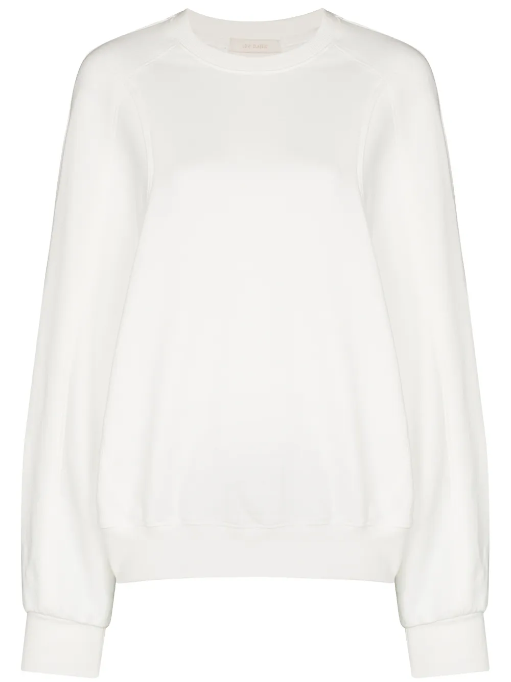 фото Low classic tonal stitching oversized sweatshirt