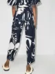Low Classic abstract-print straight-leg trousers
