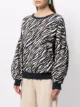 The Upside Bella zebra-print sweatshirt