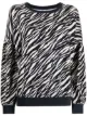 Image 1 of The Upside Bella zebra-print sweatshirt
