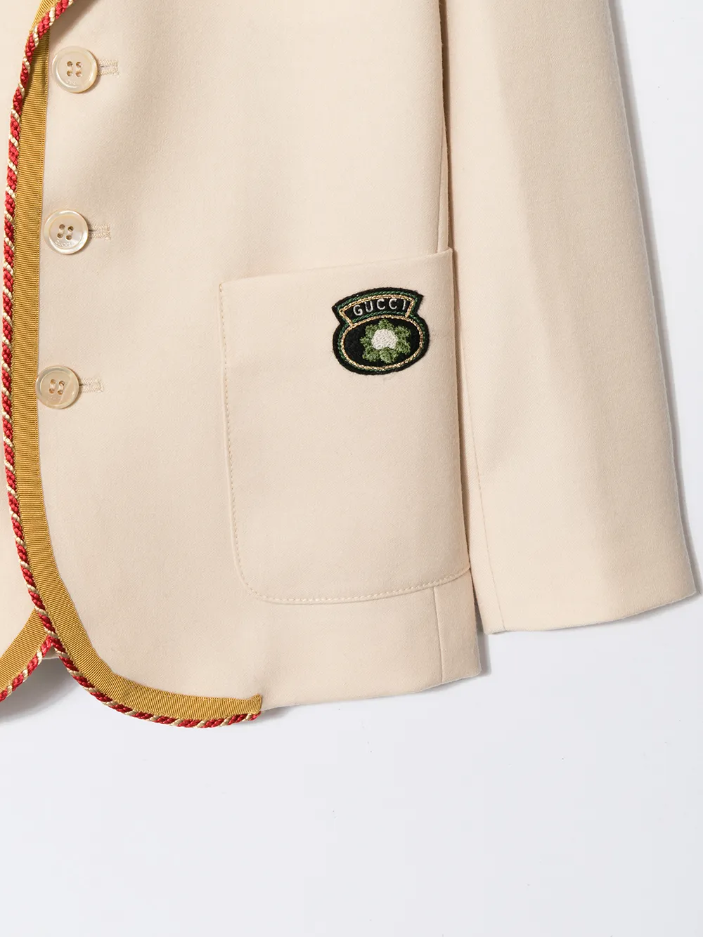 GUCCI PIPED-TRIM BLAZER