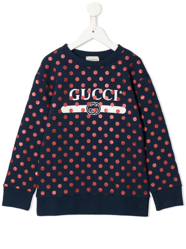 blue and red gucci sweater