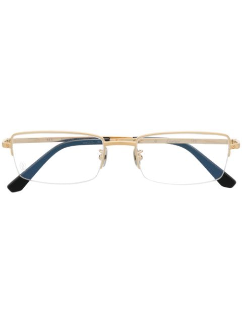 Cartier Eyewear - Santos de Cartier square-frame glasses