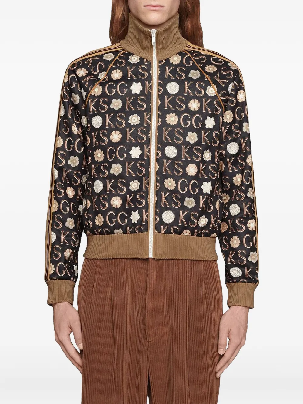 ジャケット・アウター GUCCI KEN SCOTT VELOUR ZIP UP JACKET S Gucci Ken Scott Velour Zip-Up Jacket S Men's Street Style