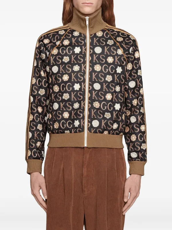 GUCCI KEN SCOTTセットアップジャージ Gucci x Ken Scott zip-up Jacket | Black | FARFETCH AO