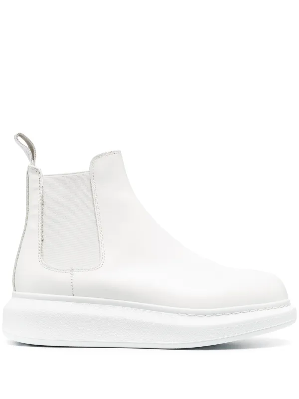 White alexander mcqueen boots Clearance