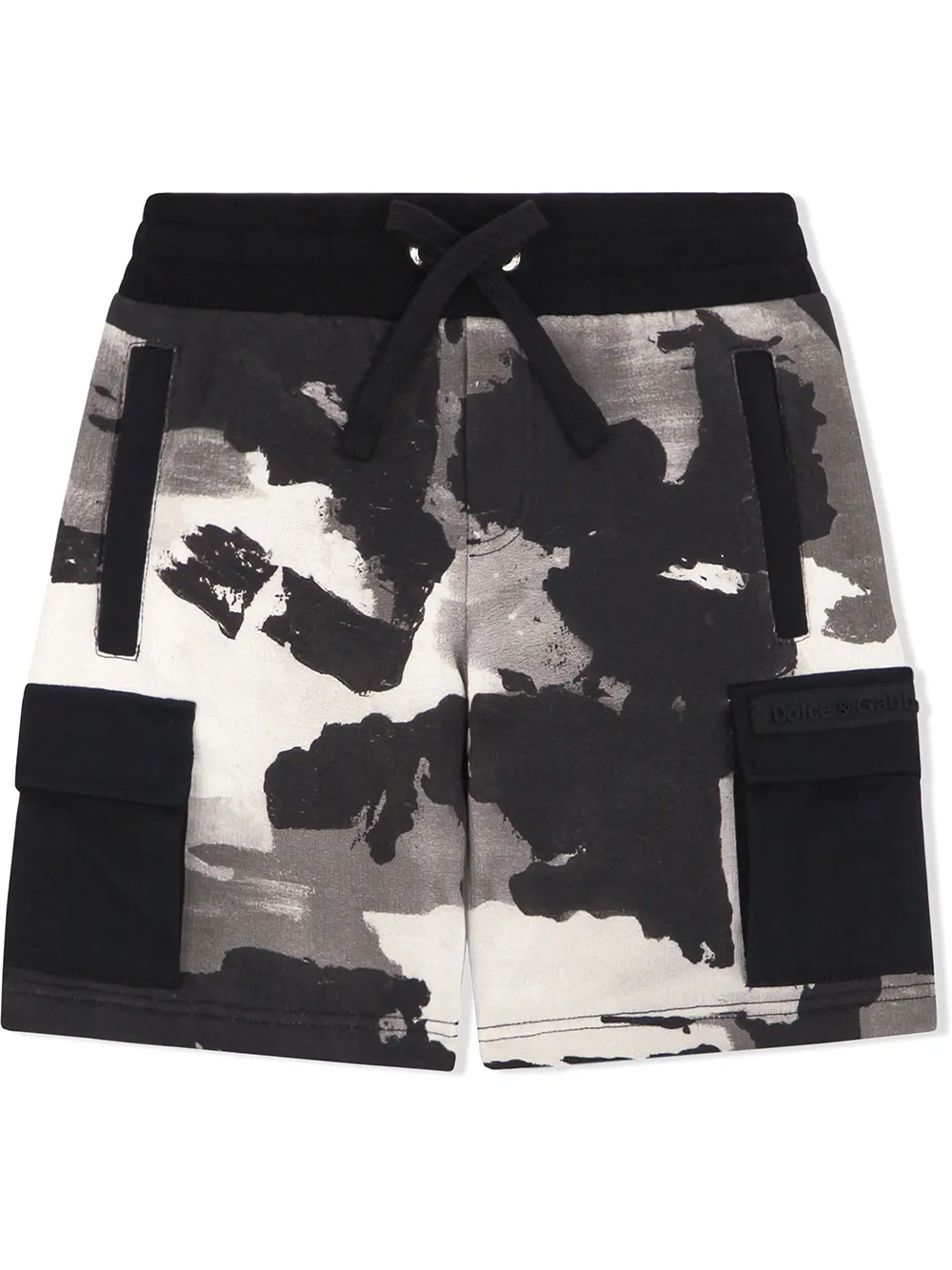 

Dolce & Gabbana Kids shorts con estampado militar - Neutro