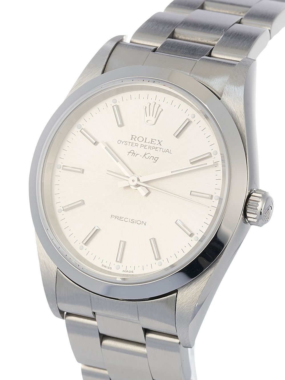 фото Rolex наручные часы air-king pre-owned 34 мм 2005-го года