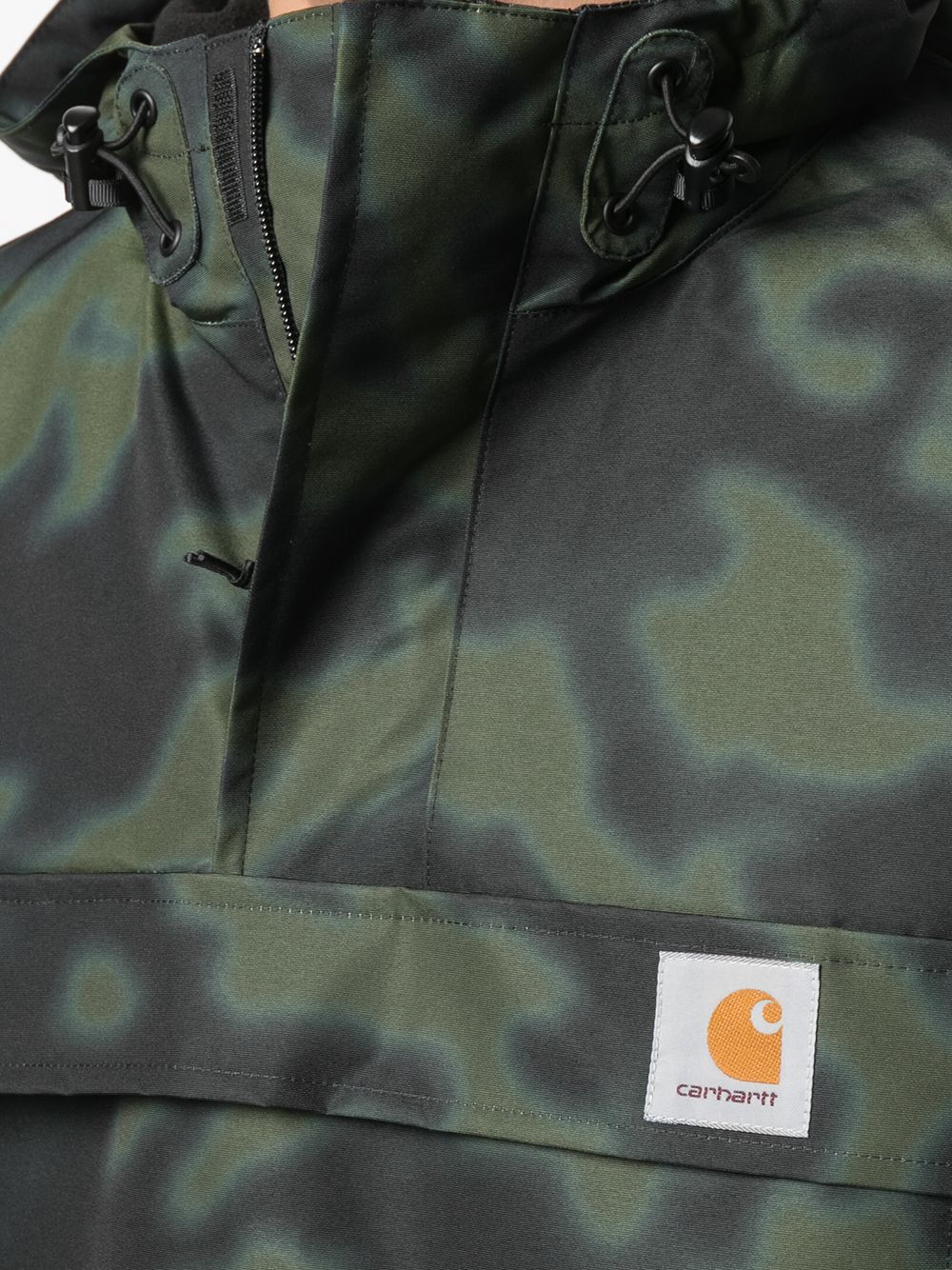 фото Carhartt wip камуфляжная куртка с капюшоном