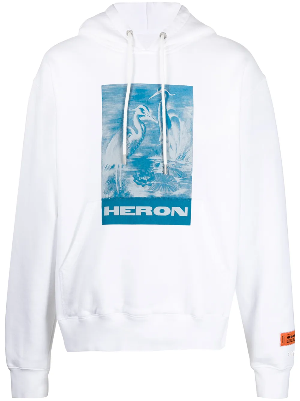 

Heron Preston hoodie con logo estampado - Blanco