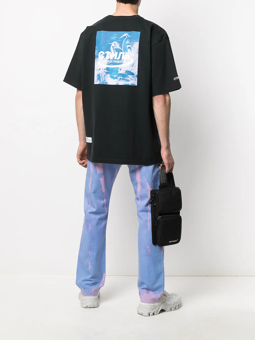 фото Heron preston ss t-shirt es os herons black blue