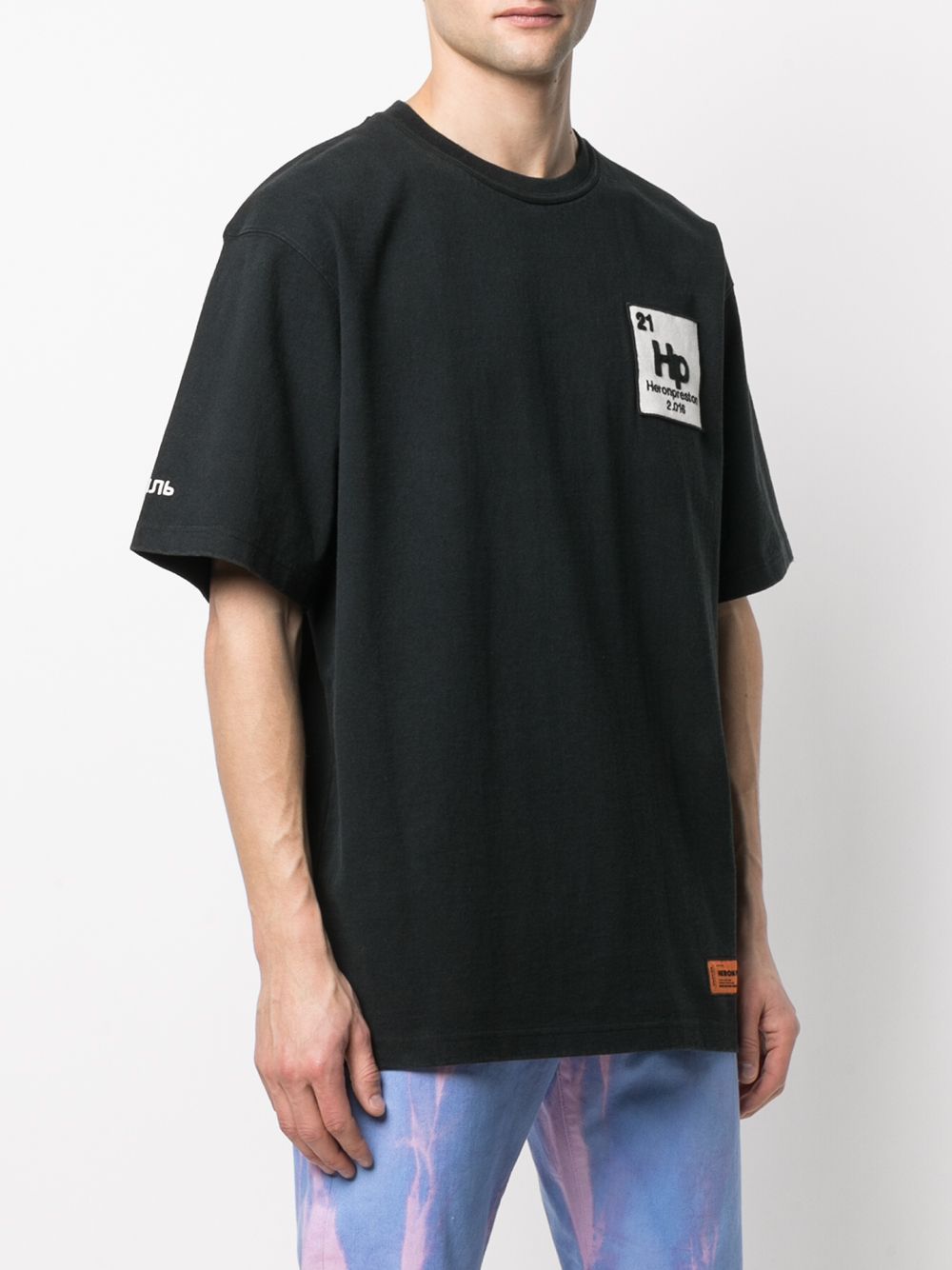 фото Heron preston ss t-shirt es os herons black blue