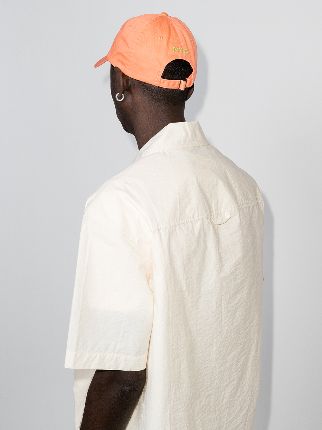 peach embroidered cotton sport cap展示图