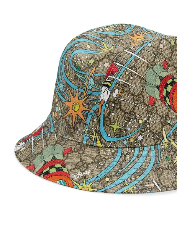 gucci canvas fedora
