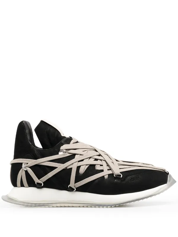 black lace trainers
