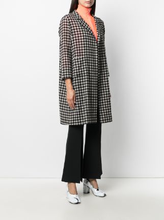 oversized check coat展示图