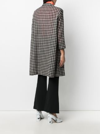 oversized check coat展示图